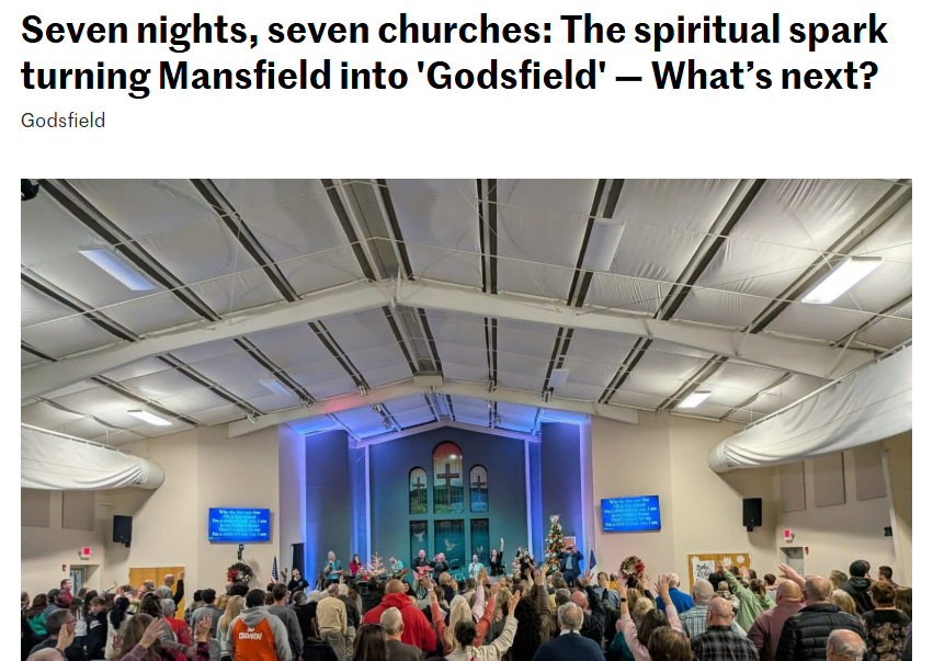 Religion News: Seven Nights, Seven Churches Spark the Birth of Godsfield